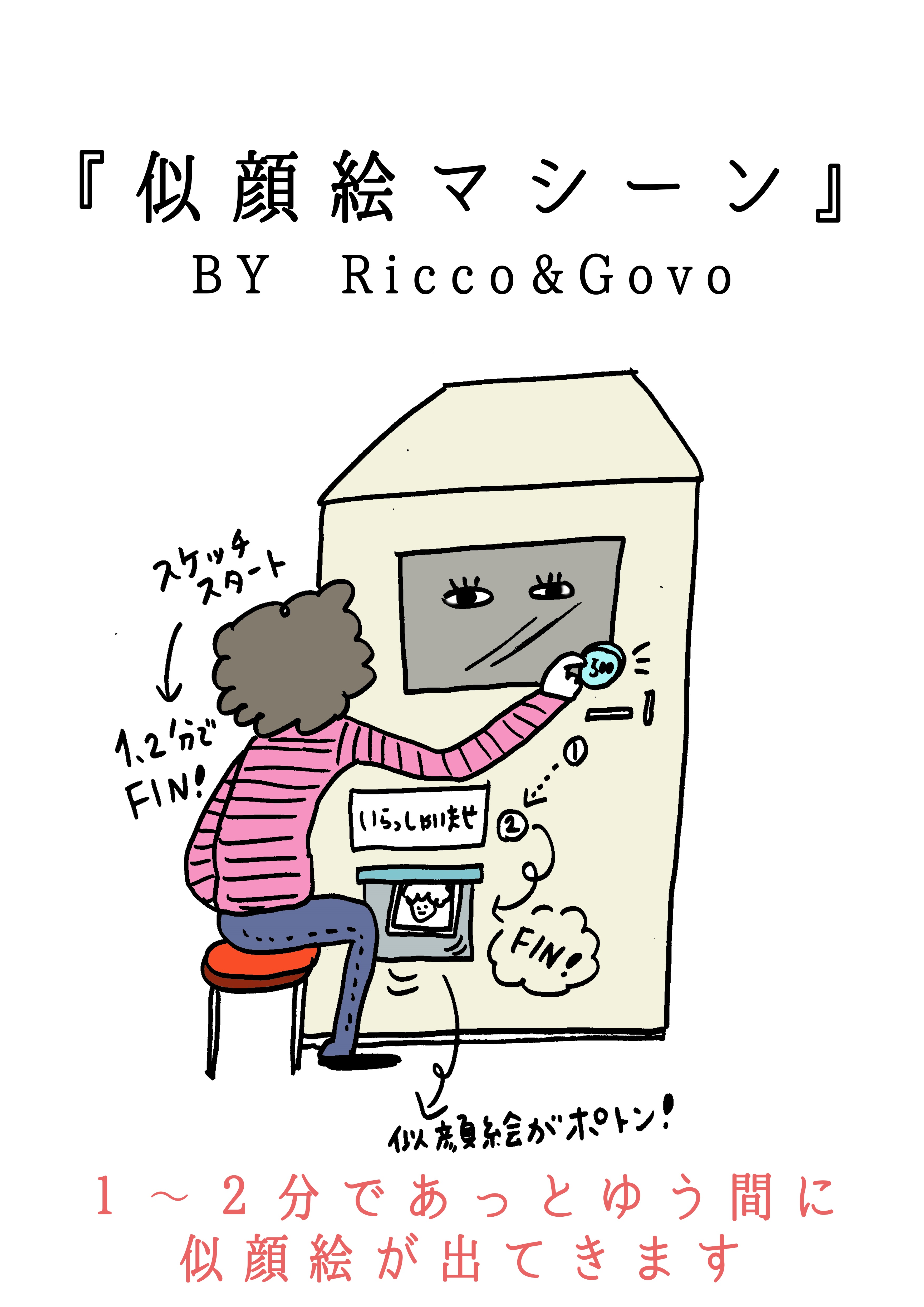 似顔絵マシーン Ricco&Govo